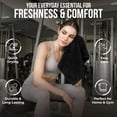 thumbnail image 5 of RIVERSIDE 12 Pack Cotton Face Towels 12x12 Ultra Soft & Absorbent Wash Cloths for Gym and Spa - Black, 5 of 9