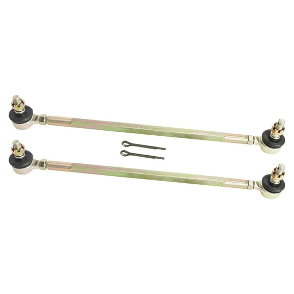 2pcs 10mm Tie Rod Ball Joint Steering Shaft Tie Rod Kit Sway bar, Tie Rod Ends for ATV Quad Dirt Bike Go Kart Parts Drift Trike Golf Cart Buggy 4 Wheeler Mini Bike Scooter (310mm/12.2")