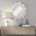 thumbnail image 4 of Uttermost Sea Coral White Round Mirror, 4 of 7