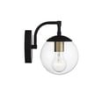 thumbnail image 4 of Trade Winds Lighting 1-Light Wall Sconce In Oil Rubbed Bronze With Brass Accents, 4 of 6