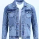 thumbnail image 5 of Abrigos de mezclilla para hombre, mangas anchas, botones azules, chaqueta vaquera para hombre, Y2k, precio barato, original, elegante, de moda, invierno 2024, ropa de marca para hombre, 5 of 5