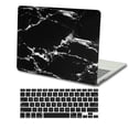 thumbnail image 3 of KSK KAISHEK Hard Shell Case Cover Compatible with MacBook Air 13.6 inchs m2( Retina Display, 2022.0) + Black Keyboard Cover Model A2681 m2, Type C Marble 10_1, 3 of 5
