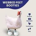 thumbnail image 2 of GYTY Duck Shoes for Real Ducks Chickens 6-Pair Waterproof & Disposable Booties with Self-Adhesive Bandage for Waterfowl Wound Foot Care Bumblefoot (Waterproof Version,L), 2 of 7