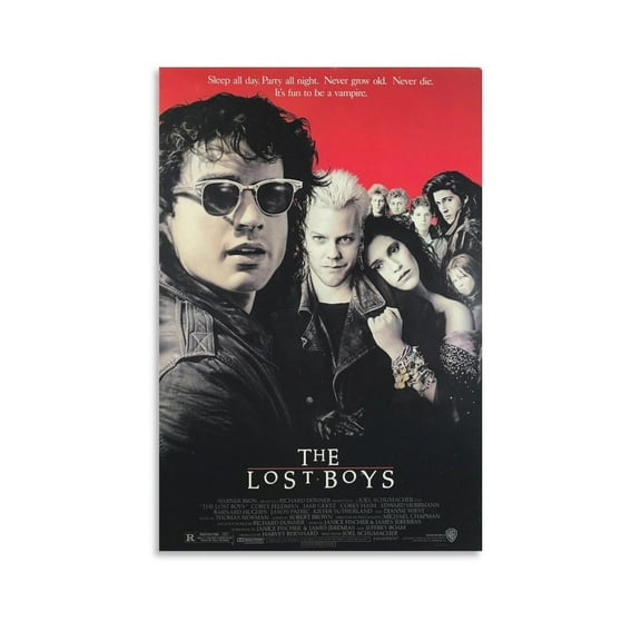 The Lost Boys Movie Poster Canvas Poster 90s Wall Art Retro Canvas Art Poster And Wall Art Picture Print Modern Family Bedroom Decor Posters