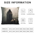 thumbnail image 5 of COMIO  Jesus &amp; Lamb Throw Pillow Covers ,Jesus Save Lost Lamb Pillow Covers,Movie Art Home Decor Christ Jesus Faith Pillowcase,Vintage Soft Square Cushion Cover for Sofa Bed Couch, 5 of 5