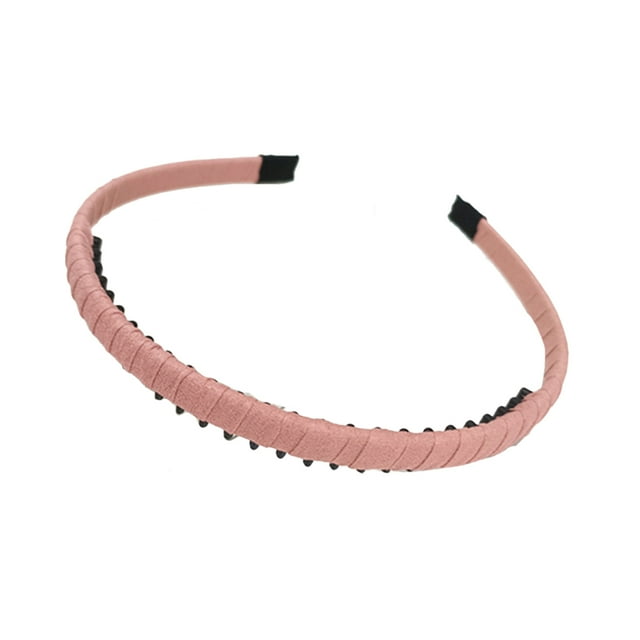 Hair Accessories with Classic Elastic Simple Headband Clothes Matching Accessory Shower Hairband for Adult Lady Female Use Pink
