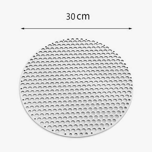 Stainless Steel Round Grill Net BBQ Mat Carbon Furnace Steam Nets Barbecue Rack
