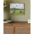 thumbnail image 4 of Drsoum Vintage Grassland Landscape Wall Art Classic Retro Countryside Prints Rustic Farmhouse Decorations for Living Room Bedroom 8x10in Natural Framed, 4 of 6