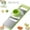 Four-piece set, variant on Martivex Slicer, 6-in-1 Safeprep Mandoline Slicer, Multi-purpose Kitchen Tool with Stainless Steel Blades for Slicing, Shred & Julienne—fast and Fuss-Free, Versatility (Four-piece set)
