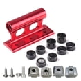 thumbnail image 1 of Support de Fourche pour Vélo Blocs de Camion Support de Toit de Voiture de Vélo Accessoires de Support de Fourche Rouge, 1 * Support de Fourche de Vélo, Rouge, 1 of 8