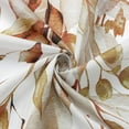 thumbnail image 5 of Brown Eucalyptus Shower Curtain, Watercolor Plant Leaves with Floral Bathroom Shower Curtain Set with Hooks, 72x72, 5 of 6