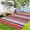 Red Blue, variant on Waterproof Outdoor Rug 8x10/9×12/9×18, Plastic Straw Patio Camping Rug, Indoor Outdoor RV Mat Carpet for Deck, Camper, Porch, Balcony, Backyard, Picnic