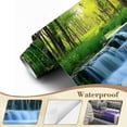 thumbnail image 4 of Peel and Stick Wallpaper Wall Murals Waterfall Landscape Nature Green Trees Rivers 100"H x 144"W Removable PVC Wall Paper Self-Adhesive Wall Paintings Art Decor for Bedroom Living Room, 4 of 7