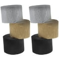 thumbnail image 3 of Shisuyan Colored Crepe Paper Crepe Paper Streamers Black 6Pcs 98.4x1.8In, 3 of 9