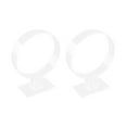 thumbnail image 1 of 2Pcs Single Headband Display Stand Accessories Organizer Rack for Store Shop Transparent, 1 of 7