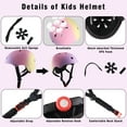 thumbnail image 5 of Kids Bike Helmet Set Toddler Helmet for Ages 2-8 Boys Girls with Sports Protective Gear Set, 5 of 8