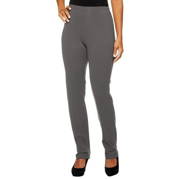 Women with Control - Women with Control Tall Pull-on Slim Leg Pants ...
