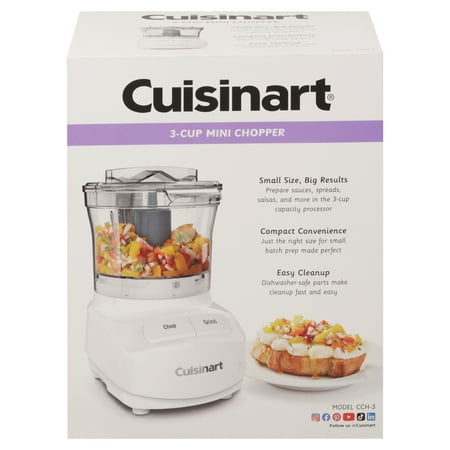 Cuisinart 3-Cup Mini Chopper, White
