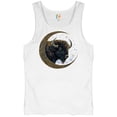 thumbnail image 5 of Celtic Moon Bison Tank Top Mystic Forest Animal Wildlife Nature Spiritual Celestial Lunar Viking Valhala Men's Top, 5 of 7