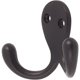 thumbnail image 2 of Robe Hook Stone Harbor Hardware, doble, 5,4 cm de alto, negro mate, 2 of 4