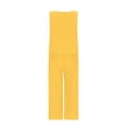 thumbnail image 6 of Cotton Linen Two Piece Sets for Women 2025 Wide Leg Two Piece Pants Set Casual Tank Tops Two Piece Outfits Summer Lounge Set, Limited Time Offer, 6 of 6