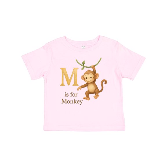 Inktastic M is for Monkey Boys or Girls Baby T-Shirt