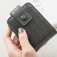 thumbnail image 4 of POINTERTECK PU Lipstick Case with Mirror Mini Makeup Cosmetic Pouch Buckle Closure, 4 of 9