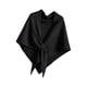 thumbnail image 4 of Chal envolvente para mujer, regalo acogedor, suéter con hombros descubiertos, chal, bufanda suave para invierno Negro, 4 of 8