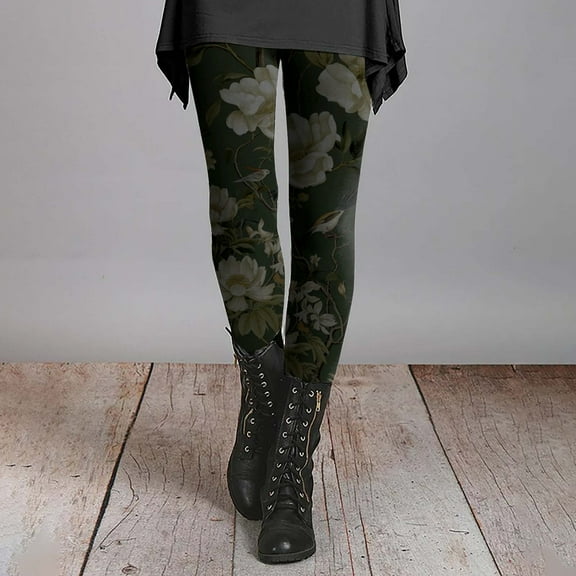 Valueadd Clothing Women's Christmas Leggings Ankle Length Seasonal Printed Leggings Women's Legging