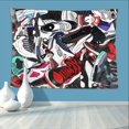 thumbnail image 3 of Tapiz de Pared de Baloncesto Narikuto 203x152 cm, 3 of 9