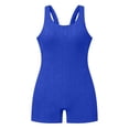 thumbnail image 5 of Zylarhe Girls Swimsuit Athletic Tankini Swimsuit For Girls And Youth Teen Juniors Comfortable Durable Swimwear Blue 9-10 Years, 5 of 5