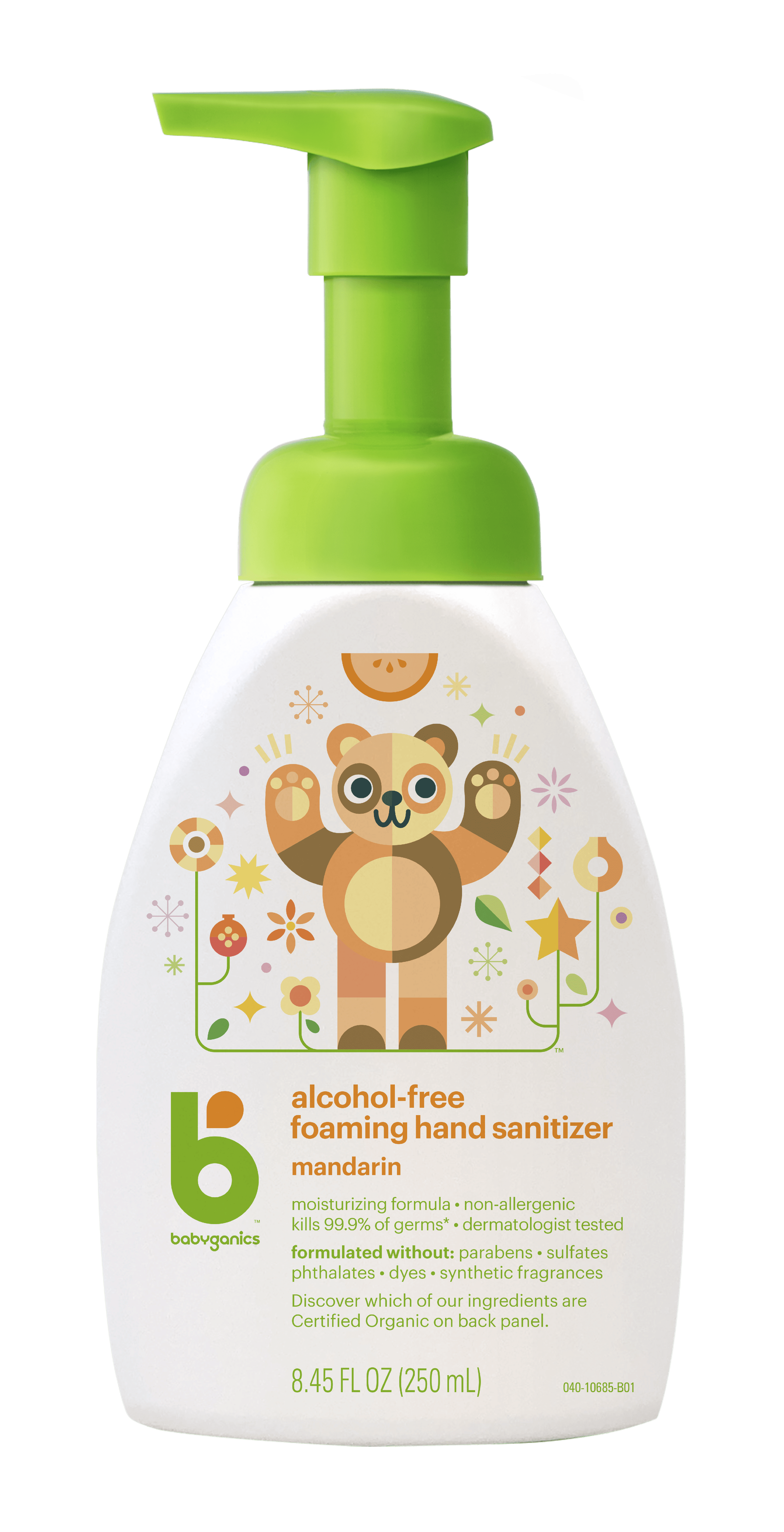 Babyganics Alcohol-Free Foaming Hand Sanitizer, Mandarin ...