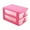 Pink, variant on Walbest Two/ Three Layers Drawer Desk Organizer Storage Box, Desktop Sundries Jewelry Cosmetics Case Container for Home, 1 Piece