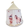 thumbnail image 2 of Tienda de juegos para niños,Tienda de juegos para niños,tienda portátil,diseño de yurta, espaciosa y divertida para niños,regalo de cumpleaños,decoración,Juguete de camping, 2 of 10