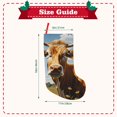 thumbnail image 3 of Lsque Daisy Flower Field Cow Pattern 18 Inch Christmas Stockings, Festive Holiday Stocking for Christmas Decorations Holiday Decor, 3 of 7