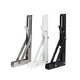 thumbnail image 1 of Soporte de acero inoxidable para horno microondas Billy, soporte de placa triangular de pared, soporte de estante plegable, herrajes, 1 of 1