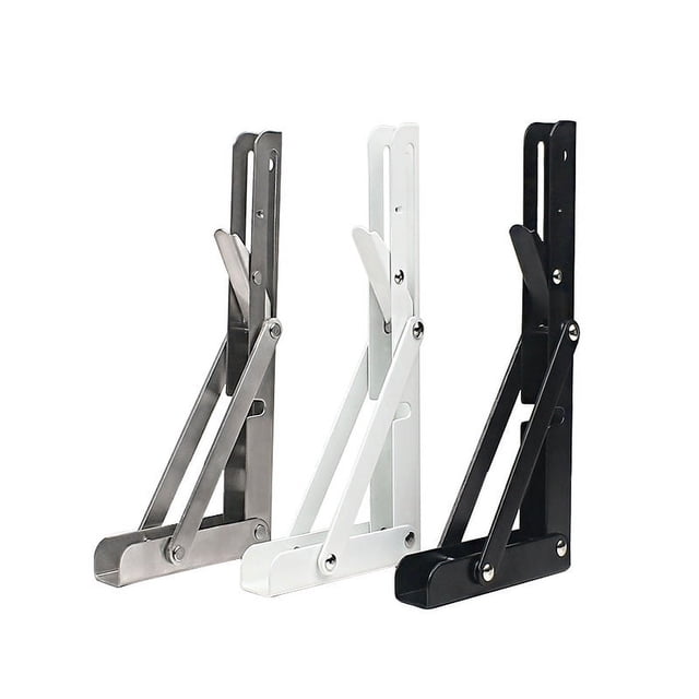 Soporte de acero inoxidable para horno microondas Billy, soporte de placa triangular de pared, soporte de estante plegable, herrajes