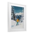 thumbnail image 2 of Stupell Industries Farmhouse Downhill Skier on Mountain White Framed Print Under Glass, 13 x 16, by The Prints Vibe, 2 of 8