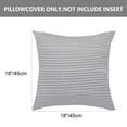 thumbnail image 4 of PiccoCasa 2pcs Checkered Grid Style Plaid Throw Pillow Cushion Cover for Home Office Car Decorative 18 x 18 Inch Black and White 18" x 18", 4 of 7