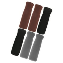 MUSEYA 6Pcs Non-slip Surface Cane Handle Cover Assorted Color Nitrile Rubber Hand Protection Disabled