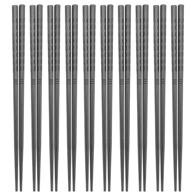 Juego de Palillos de Fibra de Vidrio, Reutilizables, Aptos para Lavavajillas, para InauguracióN de la Casa, Restaurante, Hogar (10 Pares)
