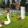 thumbnail image 4 of 3-Piece Gold Wedding Arch Stand Set Metal Backdrop Stands in 3 Sizes with 28.66 lbs Max Capacity for Ceremony, 4 of 10