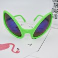 thumbnail image 2 of 2 gafas divertidas con forma de ET, gafas de baile, gafas de sol de maquillaje, accesorio de disfraz de alienígena para espectáculo de disfraces, 2 of 4