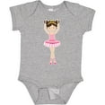 thumbnail image 3 of Inktastic Ballerina with Two Buns Girls Baby Bodysuit, 3 of 5