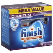 Finish Quantum Dishwasher Detergent, 60 Count