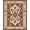 Terracotta Ivory Charcoal, Pattern 18, variant on ODIKA 8'x10' Washable Area Rug Dining Under Vintage Distressed Border Ornate Scrollwork Large for King Size Bedroom Bed, Master Suite, Non-Shedding, Easy Care
