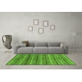 thumbnail image 3 of Ahgly Company Indoor Rectangle Abstract Green Modern Area Rugs, 2' x 5', 3 of 4