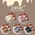 thumbnail image 3 of Yougu Women's Slip On Skid-Resistant Slippers, Flat Heel Closed Toe Platform, Grey, EU 36-37 US 5-6, 3 of 9