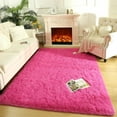 thumbnail image 5 of Noahas Soft Fluffy Area Rug Modern Shaggy Bedroom Rugs for Kids Room Nursery Rug Floor Carpets, 3'x 5',Hot Pink, 5 of 7