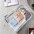 thumbnail image 3 of CHUANK Storage Trunks & Bag Transparent Backpack Clear Backpack Transparent Mini Backpack Suitable For Students‘ Bags for Security Work Concert Sport Festival Travel Multicolor, 3 of 6